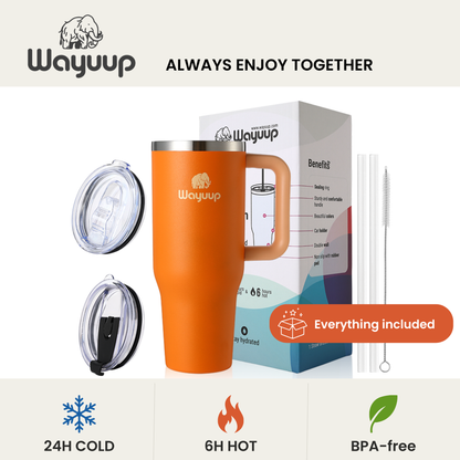 Wayuup 40oz Tumbler – Tiger