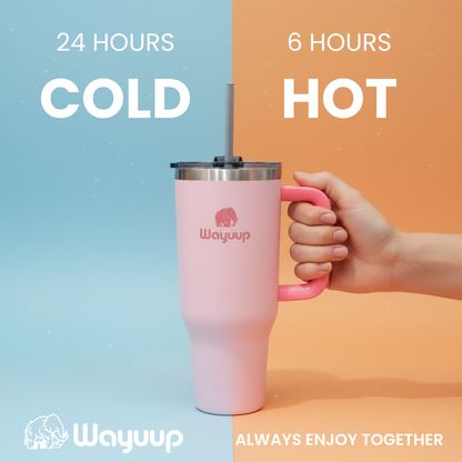 Wayuup 40oz Tumbler – Flamingo