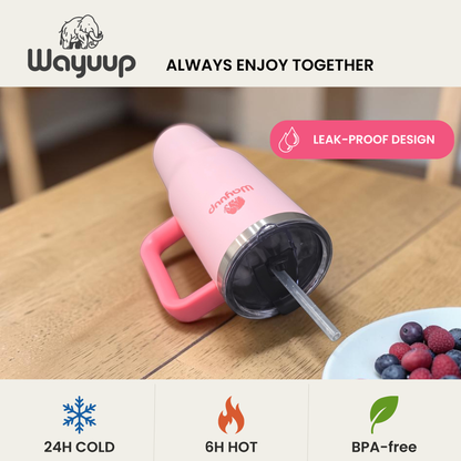 Wayuup 40oz Tumbler – Flamingo