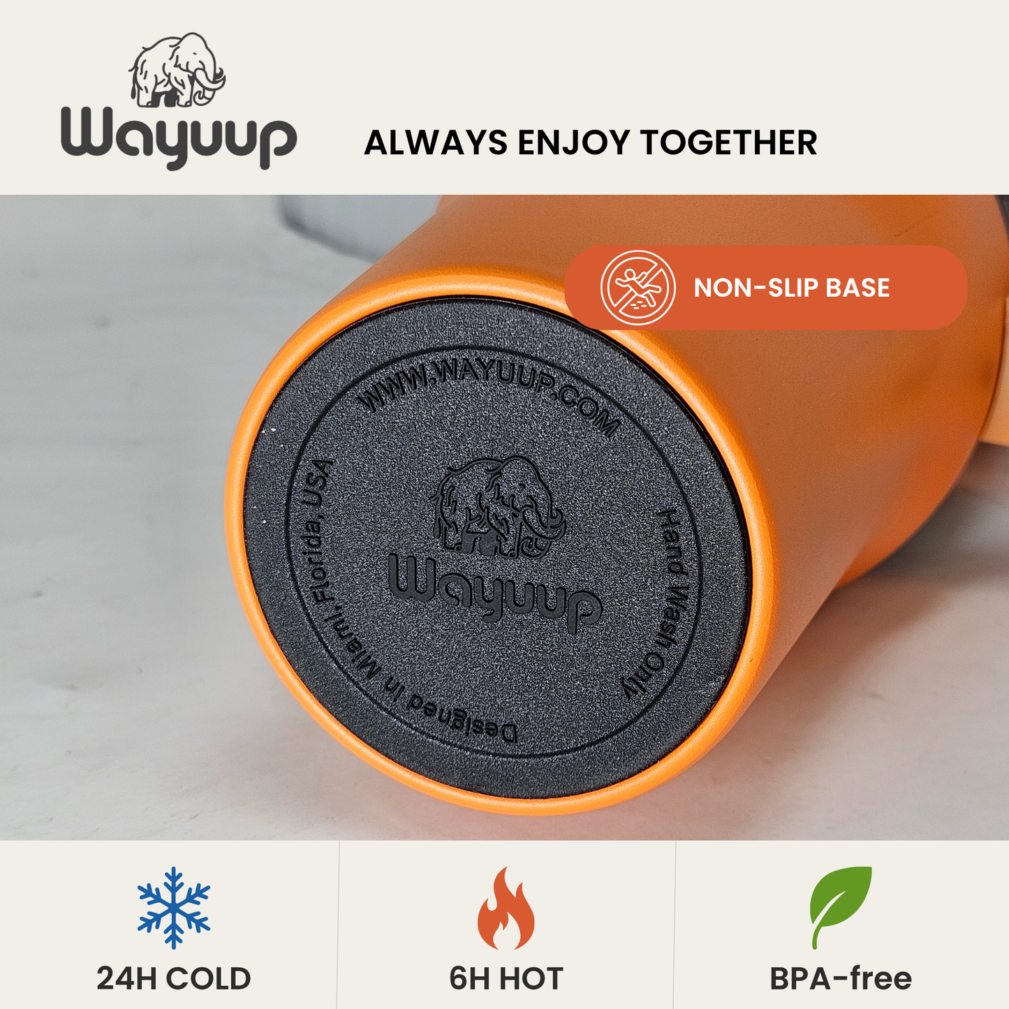 Wayuup 40oz Tumbler – Tiger