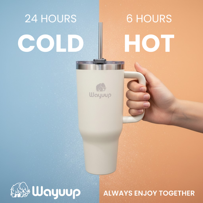 Wayuup 40oz Tumbler – Bone