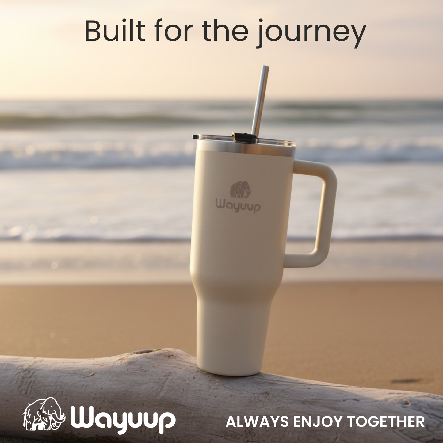 Wayuup 40oz Tumbler – Bone
